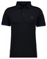 Ragman Uni Color Piqué Dry Fit Finish Polo Zwart