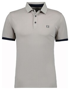 Ragman Uni Color Piqué Dry Fit Finish Poloshirt Light Beige