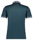 Ragman Uni Contrast Detail Mercerized Cotton Polo Donker Groen