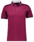 Ragman Uni Contrast Detail Mercerized Cotton Polo Mulberry