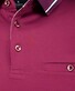 Ragman Uni Contrast Detail Mercerized Cotton Polo Mulberry
