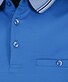 Ragman Uni Contrast Detail Mercerized Cotton Polo Royal Blue