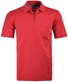 Ragman Uni Easy Care Zipper Poloshirt Pima Cotton Mix Aardbei