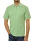Ragman Uni Easy Care Zipper Poloshirt Pima Cotton Mix Appel