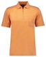 Ragman Uni Easy Care Zipper Poloshirt Pima Cotton Mix Apricot
