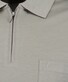 Ragman Uni Easy Care Zipper Poloshirt Pima Cotton Mix Beige