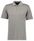 Ragman Uni Easy Care Zipper Poloshirt Pima Cotton Mix Beige