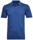 Ragman Uni Easy Care Zipper Poloshirt Pima Cotton Mix Blauw Melange