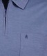 Ragman Uni Easy Care Zipper Poloshirt Pima Cotton Mix Blue Turquoise