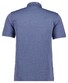 Ragman Uni Easy Care Zipper Poloshirt Pima Cotton Mix Blue Turquoise