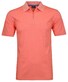 Ragman Uni Easy Care Zipper Poloshirt Pima Cotton Mix Bright Red