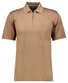 Ragman Uni Easy Care Zipper Poloshirt Pima Cotton Mix Chestnut
