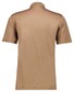 Ragman Uni Easy Care Zipper Poloshirt Pima Cotton Mix Chestnut