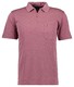 Ragman Uni Easy Care Zipper Poloshirt Pima Cotton Mix Dark Vintage Red