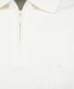 Ragman Uni Easy Care Zipper Poloshirt Pima Cotton Mix Ecru