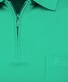 Ragman Uni Easy Care Zipper Poloshirt Pima Cotton Mix Emerald Green