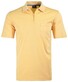 Ragman Uni Easy Care Zipper Poloshirt Pima Cotton Mix Geel