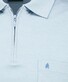 Ragman Uni Easy Care Zipper Poloshirt Pima Cotton Mix Mint Blue