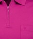 Ragman Uni Easy Care Zipper Poloshirt Pima Cotton Mix Mulberry