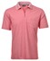 Ragman Uni Easy Care Zipper Poloshirt Pima Cotton Mix Polo Bright Red Melange