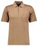 Ragman Uni Easy Care Zipper Poloshirt Pima Cotton Mix Polo Chestnut