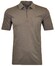 Ragman Uni Easy Care Zipper Poloshirt Pima Cotton Mix Polo Macchiato