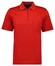 Ragman Uni Easy Care Zipper Poloshirt Pima Cotton Mix Polo Vuurrood