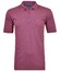 Ragman Uni Easy Care Zipper Poloshirt Pima Cotton Mix Poloshirt Berry Melange