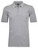 Ragman Uni Easy Care Zipper Poloshirt Pima Cotton Mix Poloshirt Silver Grey