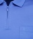 Ragman Uni Easy Care Zipper Poloshirt Pima Cotton Mix Royal Blue
