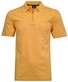 Ragman Uni Easy Care Zipper Poloshirt Pima Cotton Mix Sunny Yellow