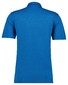 Ragman Uni Easy Care Zipper Poloshirt Pima Cotton Mix Turquoise