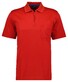 Ragman Uni Easy Care Zipper Poloshirt Pima Cotton Mix Vuurrood