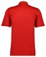 Ragman Uni Easy Care Zipper Poloshirt Pima Cotton Mix Vuurrood