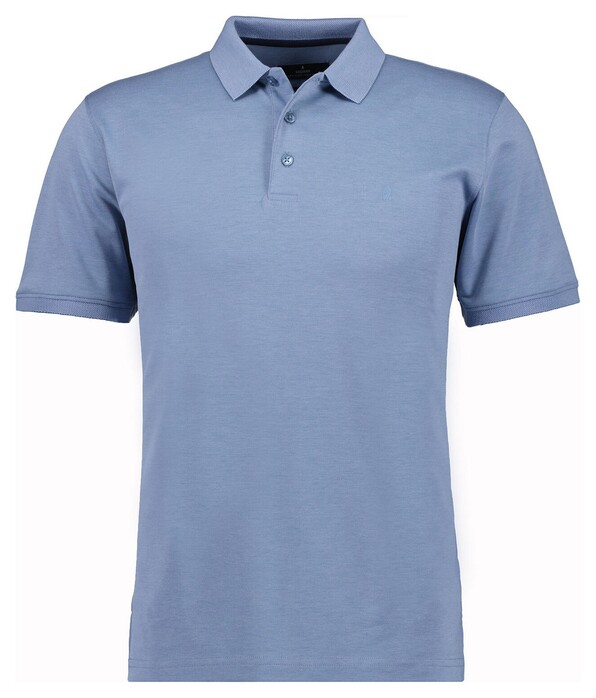 Ragman Uni Polo Light Cotton Mix Blauwgrijs