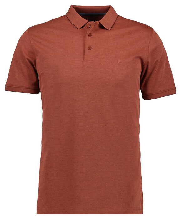 Ragman Uni Polo Light Cotton Mix Burnt Orange