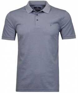 Ragman Uni Polo Light Cotton Mix Duivenblauw