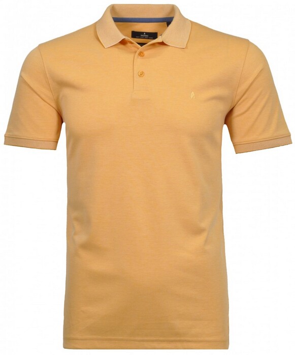 Ragman Uni Polo Light Cotton Mix Geel