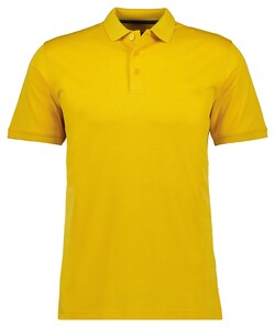 Ragman Uni Polo Light Cotton Mix Geel Melange