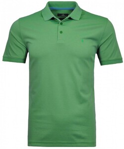 Ragman Uni Polo Light Cotton Mix Groen Melange