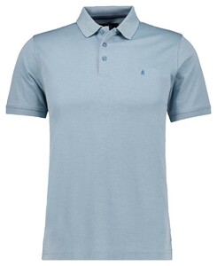 Ragman Uni Polo Light Cotton Mix Mint Blue