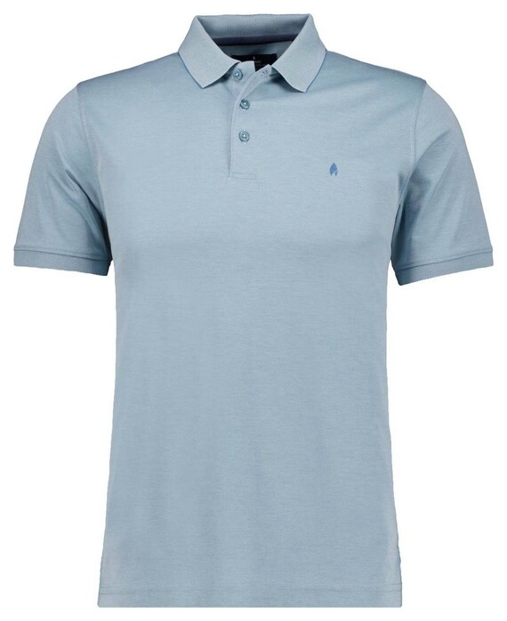 Ragman Uni Polo Light Cotton Mix Mint Blue