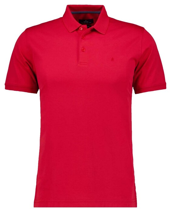 Ragman Uni Polo Light Cotton Mix Poloshirt Bright Red Melange