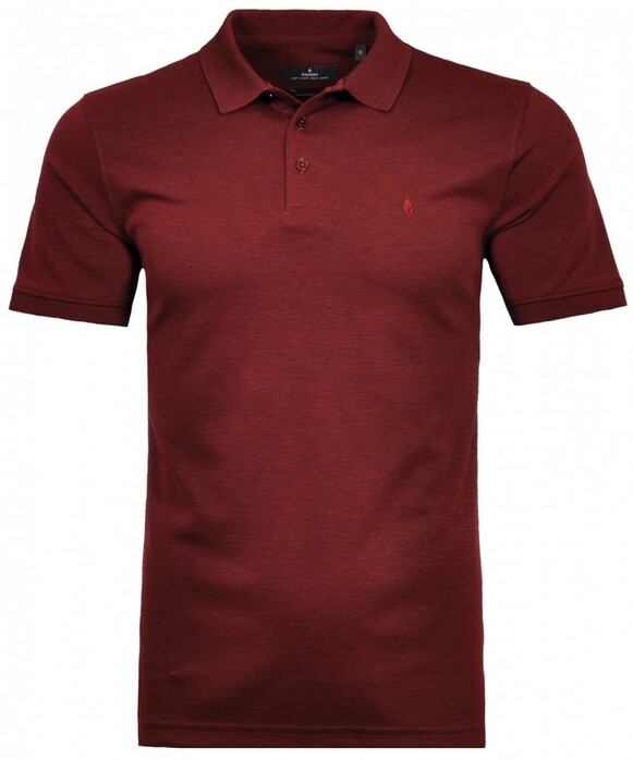 Ragman Uni Polo Light Cotton Mix Rood