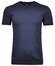 Ragman Uni Round Neck Pima Cotton with Cuffs T-Shirt Donker Blauw