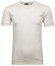 Ragman Uni Round Neck Pima Cotton with Cuffs T-Shirt Ecru