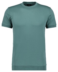 Ragman Uni Round Neck Pima Cotton with Cuffs T-Shirt Green
