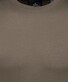 Ragman Uni Round Neck Pima Cotton with Cuffs T-Shirt Mocca