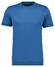 Ragman Uni Round Neck Pima Cotton with Cuffs T-Shirt Royal Blue