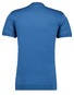 Ragman Uni Round Neck Pima Cotton with Cuffs T-Shirt Royal Blue